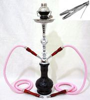 Hookah 22" Black 2 hose shisha nargila bar narguile nargile best prices ever