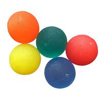LIOOBO 5PCS Hand Therapy Ball Finger Exercise Ball Grip Strengthening Ball for Hand Finger Wrist Muscles Arthritis Grip Exerciser Strengthening