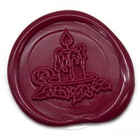 30 PCS Candle Light Self Adhesive Sealing Wax Sticker for Envelope Decoration