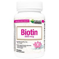 Nature's Wonder Biotin 5000mcg Tablets, 150 Count