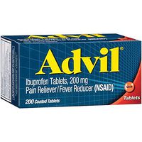 Advil 200 mg Coated Tablets 200 Tablets (Pack of 2)