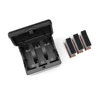 QC Charger Fast Charging Charger Storage Type Charging Box Quick Battery Charger Travel Storage Charging Box with Type-C USB Cable Without Battery for DJI OSMO Action Sports Camera