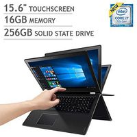 Lenovo Flex 4 15.6" Full HD Touchscreen Multimode Notebook Computer, Intel Core i7-7500U 2.7GHz, 16GB RAM, 256GB SSD, Windows 10 Home - Refurbished by Lenovo