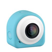 VicTec HD 1080P WiFi Mini Lifestyle Action Video Camera Camcorder 8 Mega Pixel COMS + 145º Wide Angle Lens with Sticky and Magnetic Plates - Blue