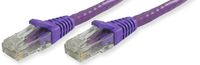 Lynn Electronics OLG10APUV-035 Optilink CAT5E Made in the USA Snagless Ethernet Cable, 35-Feet, Purple