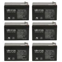 Universal Power Group 12V 12Ah Wheelchair Scooter Battery Replaces Pihsiang 109101-66703-12P - 6 Pack