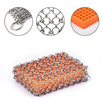 U-picks Cast Iron Skillet Cleaner Chainmail Scrubber