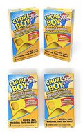 Chore Boy Golden Fleece Scrubbing Cloths | 2-Units per Pack | 4-Pack | (Total of 8 Scrubbing Cloths)