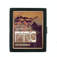 Metal Cigarette Case Vintage Poster D-080 Los Cigrrillos Paris Son Los Mejores