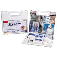 First Aid 223U Bulk First Aid Kit for 25 People, 107-Pieces, OSHA Compliant, Plastic Case
