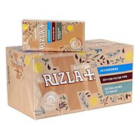 Rizla Natura Ultra Slim 5.7 Cigarette Filter Tips - 20 Packet
