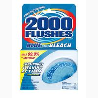 2000 Flushes Blue Plus Bleach Automatic Toilet Bowl Cleaner, 3.5 OZ