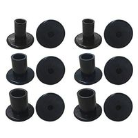 6 Pairs Anti-Slip High Heel Protectors Covers Caps Shoes Repair Accessories Black