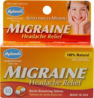 Hyland's Migraine Headache Relief -- 60 Quick Dissolving Tab - 2pc