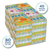 21195 - Kleenex Facial Tissue, KIMBERLY-CLARK Professional - 2-Ply Junior Facial Tissues - Case of 3200