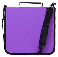 CD Case for Car, 288 Capacity, Hard Case and Lightweight, Purple