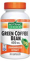Botanic Choice Green Coffee Bean Extract400 mg, 30 Capsules