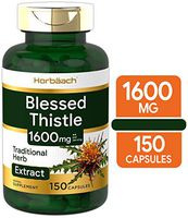 Blessed Thistle 1600 mg | 150 Capsules | Max Potency | Great for Breastfeeding | Non-GMO, Gluten Free Herb Supplement | by Horbaach