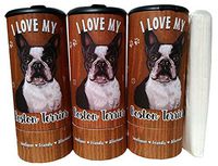 I Love My Boston Terrier Gift Collection (Refillable Tissue Tube with 1 Refill Package)