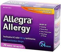 Allegra 24 Hour Allergy, Tablets, 70 Count