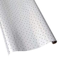 Caspari Twinkle Toes Dot 30 in. x 5 ft. Wrapping Paper in Black Hologram, 3 Rolls Included
