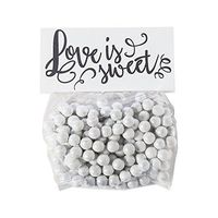 LOVE IS SWEET TREAT BAG TOPPERS (50PC) - Party Supplies - 50 Pieces