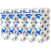 World Backyard 50 Rolls Toilet Paper, 3-Ply or 4 Ply, Ultra Silky & Smooth Daily Use, Soft, Strong and Highly Absorbent Degradable Toilet Tissue Paper for Bathroom Kitchen