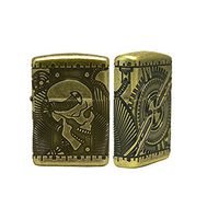 Zippo Steam Punk 29268 Lighter/Genuine Authentic/Original Packing (6 Flints Set Free Gift)