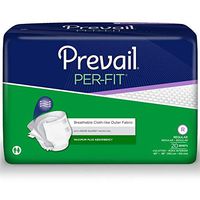 Prevail Per-Fit Maximum Plus Absorbency Incontinence Briefs Extra Large 15 Count Breathable Rapid Absorption Discreet Comfort Fit Adult Diapers