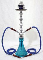 2 Hose Hookah Shisha Pipe LIFETIME 28" Sheesha Nargileh Smoking Set