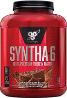 BSN SYNTHA-6 Whey Protein Powder, Micellar Casein, Milk Protein Isolate Powder, Chocolate Cake Batter, 48 Servings (Package May Vary)