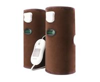 WE&ZHE Electric Heating Care Knee Hot Compress Physiotherapy Can Be Washable, 3 Temperature Selection-Automatic Overheating Protection , brown