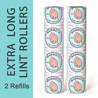 Mammoth Lint Roller- 2 Refill Pack, 90 Sheets per Roll, Perfect for Pets, Extra Large Lint Roller (180 Sheets Total)