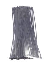 100Pcs 8" Multi- Purpose UV Resistant Black Cable Ties Zip Ties Wraps Heavy Duty Self- Locking Nylon Plastic Zip Wire Binding Wrap Straps Fasten Loop Cable Electrical Wire Cord (Black 8")