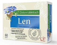 Flax - 60 Capsules - Supports Stomach and Digestive Tract Health - Supports Bowel Peristalsis - Natural !!!