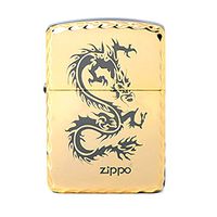 Zippo 1941 Dragon Gold Lighter/Genuine Authentic/Original Packing (6 Flints Set Free Gift)