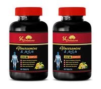 antiaging antioxidant Supplement - GLUCOSAMINE & MSM 3232MG Complex - msm and glucosamine - 2 Bottles 120 Capsules