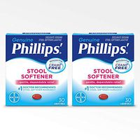 Phillips' Stool Softener Liquid Gels (30-Count Box, Pack of 2)