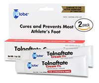 [2 Pack] Tolnaftate Cream USP 1% Antifungal Athlete's Foot Compare to TINACTIN -2 OZ