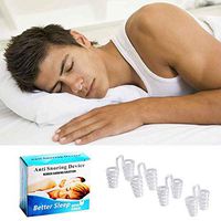 Nose Vents Anti Snoring Devices Nasal Dilator Air Purifier Filter - Snore Solution for Comfortable Sleep for Men and Women (Clear)