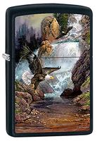 Zippo Blaylock Painting Cascade Eagles Lighter Custom Made