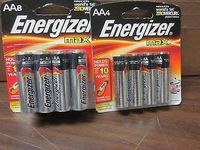 LOT OF ~ 12 ~ ENERGIZER MAX BATTERIES AA 8 & 4 PACK ~ NEW ~ BATTERY EXP 2023
