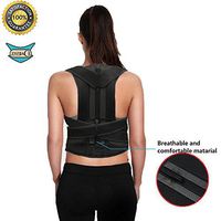 Back Brace for Men Women and Teens, Posture Corrector Upper Back Support Brace Helps Relieve Lower Back Pain, Sciatica, Scoliosis, Herniated Disc or Degenerative Disc Disease (XXL)