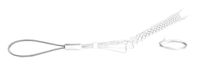Woodhead 36120 Pulling Grip, Heavy Duty, Slack/Offset Eye, Double Weave, Standard Length, Split Lace, 3000lb Approximate Break Strength, 13.00" Mesh Length, .75-.99" Cable Diameter