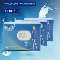Lilitop Swimming Sport Tampons, 100% Natural Organic Cotton Tampons, Regular Tampons, Normal Flow Tampons Super Absorbent Comfort, 8 Hours of Comfortable, Leak-Free Protection (16pc)