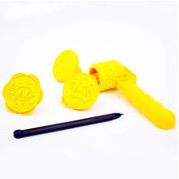 Xcivi Doodle Accessories Replacement Stylus Stamps and Roller for Boogie Board Jot/Scribble 'n Play/Magic Sketch Kid's LCD Writing Board