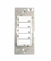 Leviton LTB15-1LZ Decora 1800W Incandescent/20A Resistive-Inductive 1HP Preset 2-5-10-15 Minute Countdown Timer Switch, White/Ivory/Light Almond