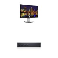 Dell Computer Ultrasharp U2415 24.0-Inch Screen LED Monitor, Black with Dell 452-BCYT D6000 Universal Dock, Black