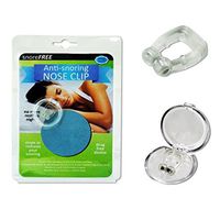 1 Snore Free Anti Snoring Stop Nose Clip Sleep Aid Gaurd Night On Tv Quiet New !