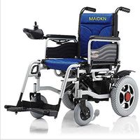 AA100 Intelligent Folding Electric Wheelchair for The Elderly Disabled Persons Climb Climbing Without Slipping Function Wheelchair (Manual/Automatic switchable) Four Colors,Blue